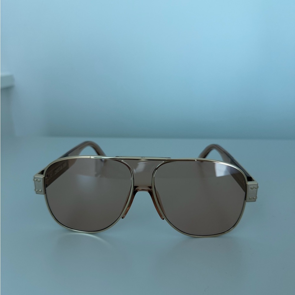 Dior Gold Aviator Sunglasses